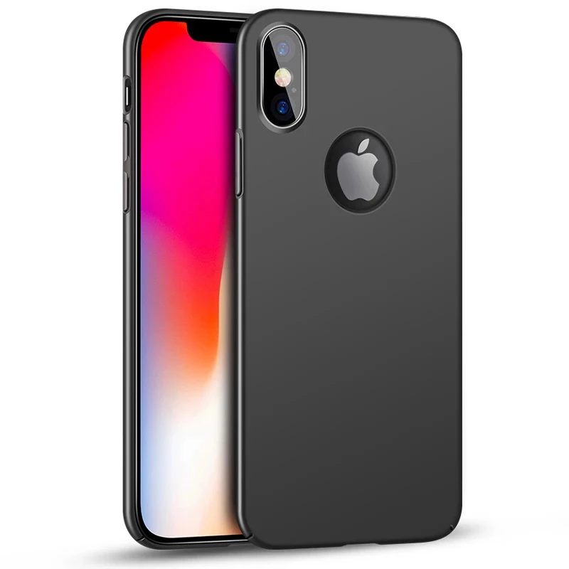 Guties ультра тонкий жесткий ПК чехол для телефона iPhone 6 6S 7 8 Plus матовый простой iPhone7 X