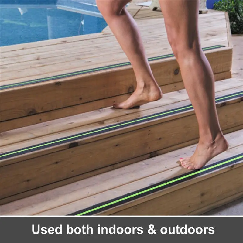 1 шт. светящаяся лента нескользящая клейкая полоса для лестницы напольная