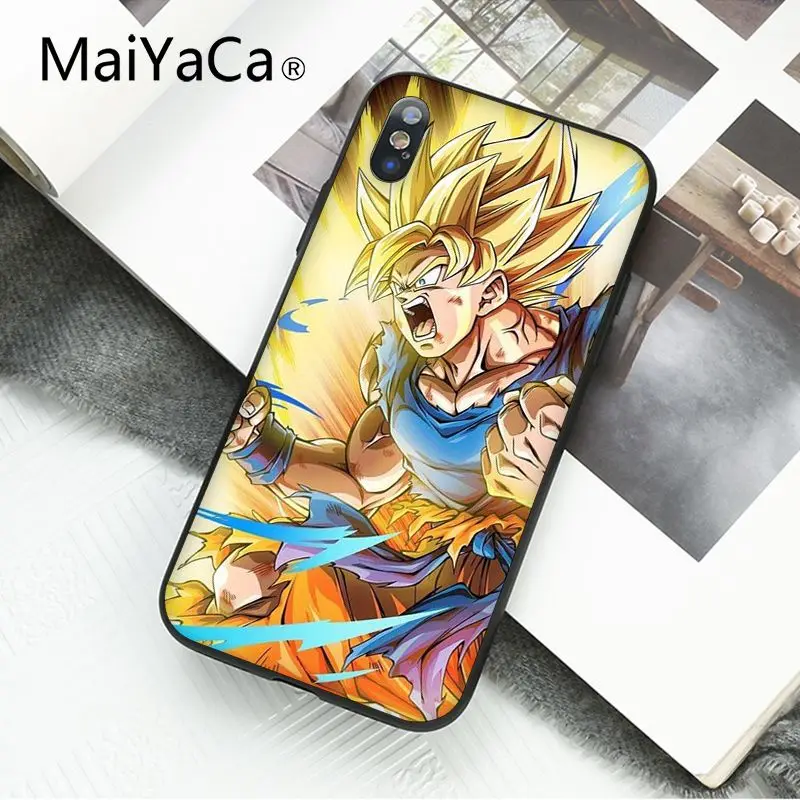 A4 MaiYaCa Dragon Ball Z Super DBZ Goku Модный чехол для телефона iphone 11 Pro 11Pro MAX 8 7 6S Plus 5 5S SE XR X XS MAX 10 Coque - Цвет: A4
