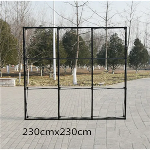 230 by 230cm 2,3 м цветочный настенный стенд металлический цветочный фон Рамка Хорошее качество складной Стенд пенокартон Конференц-фоновая рамка - Цвет: 230 by 230cm