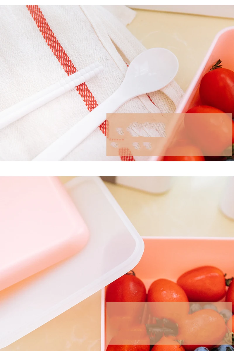 Японский Ланч-бокс для еды и Bento box с PP и 2 слоями PP+ ABS коробка для разогревания ланча в микроволновой печи коробки для детей в пищевой контейнер