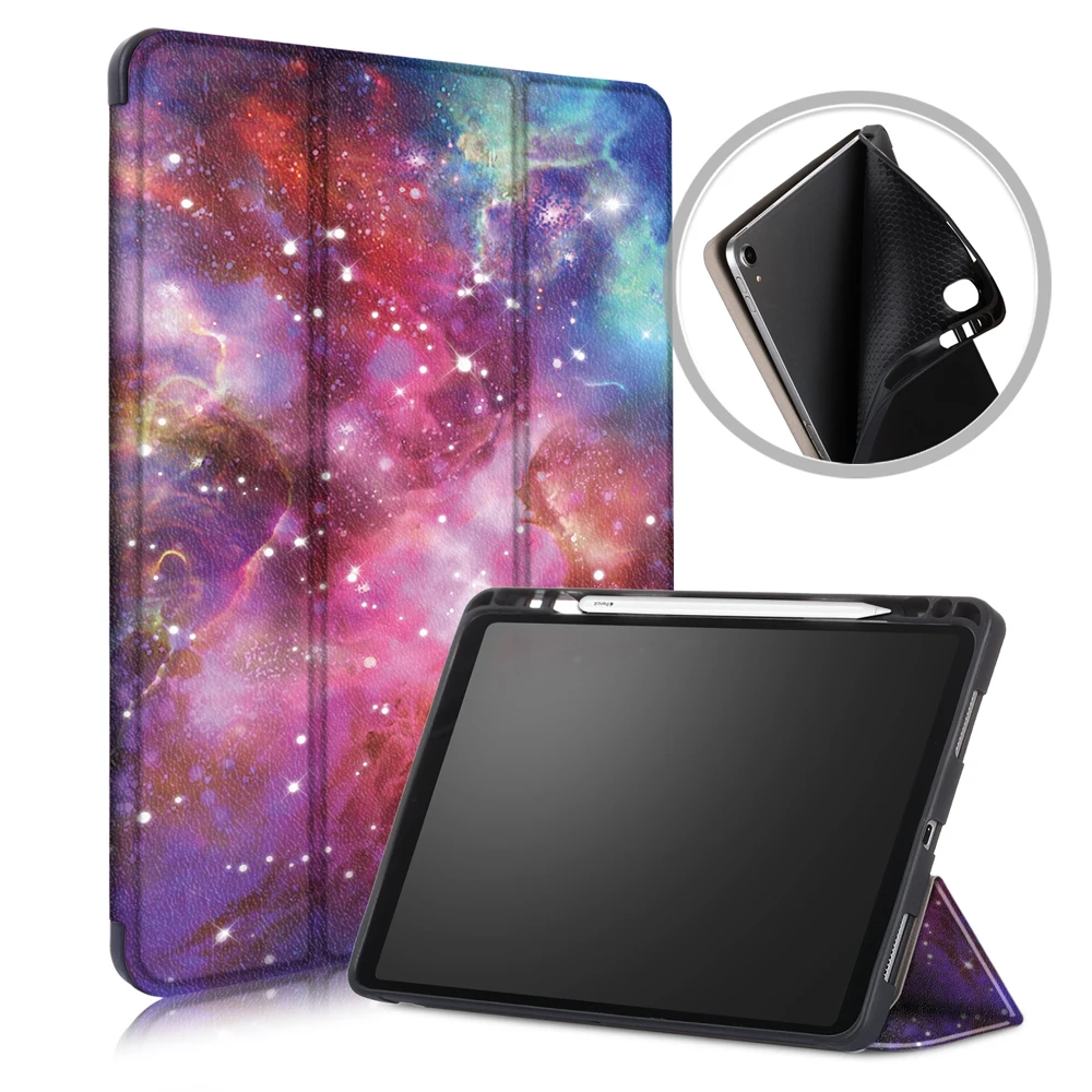 Тонкий чехол для iPad Pro 11 Tablet Магнитный PU кожаный складной подставка Case 2018