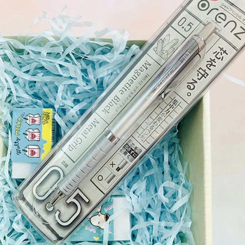 gray 0.5HB PENTEL автоматический карандаш градиентного цвета 0,5 металлический нескользящий низкий центр тяжести XPP1005G анти-пробойник выдвижной Ниб - Цвет: gray 0.5HB