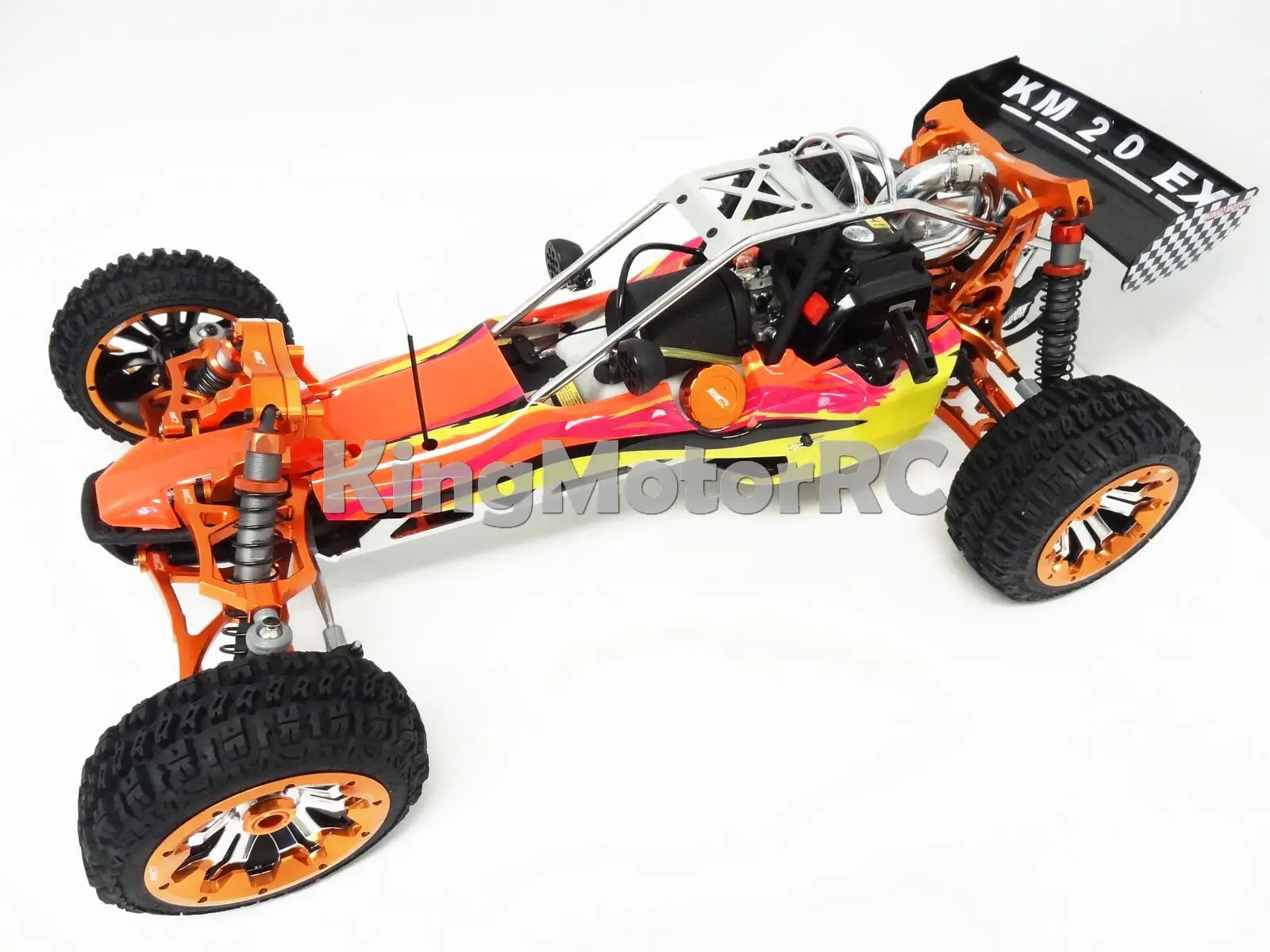 King Motor RC RTR 2 0 EX 30 5 куб. См 4 болта газ бензин HPI Baja 5B багги совместимый|hpi baja 5b buggy|hpi