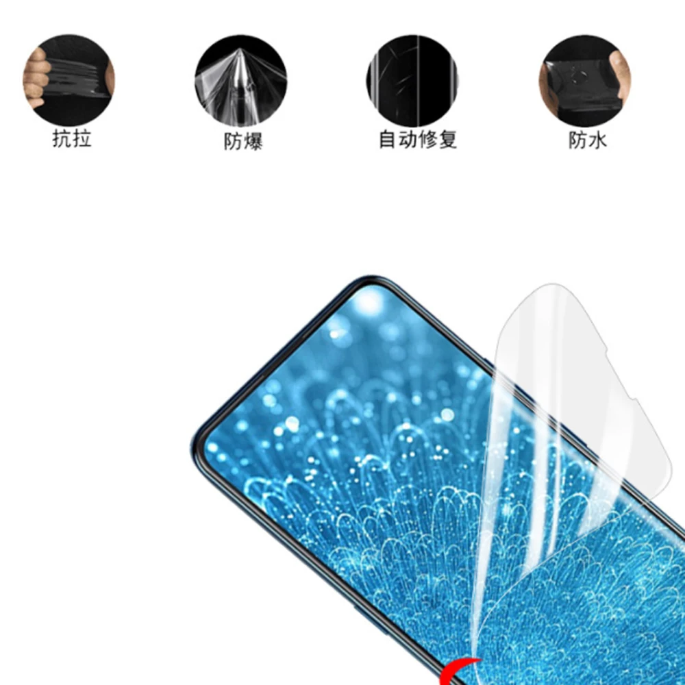 Защита экрана для Oneplus 5 5T 6T 3 3T 7 Pro Гидрогелевая защитная пленка 1 + Nano полное