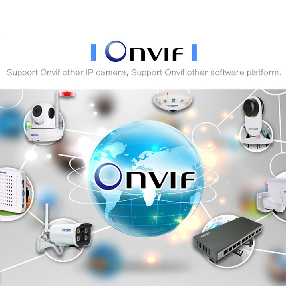 ESCAM K616 сетевой видеорегистратор 16-канальный NVR 1080P HD H.265 Onvif жесткий диск рекордер
