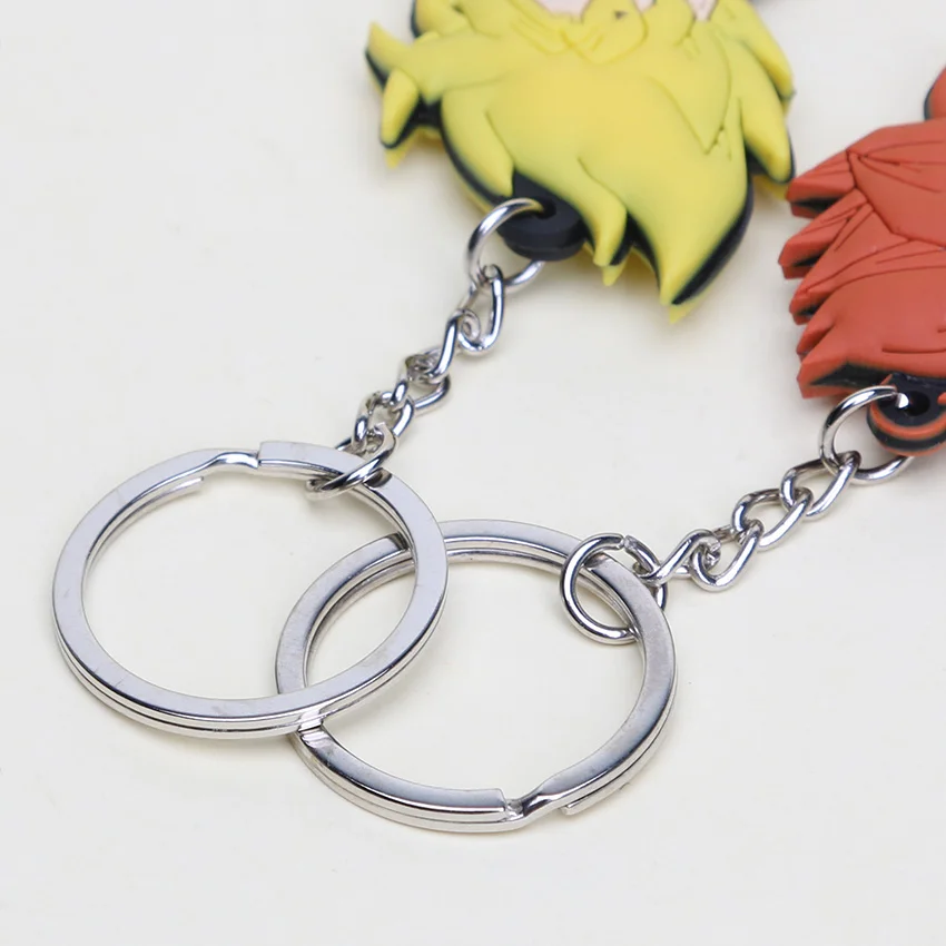 5 шт./лот Dragon ball Z Super Saiyan 3 Goku Cell Вегета Гохан Фриза набор брелоков фигурка