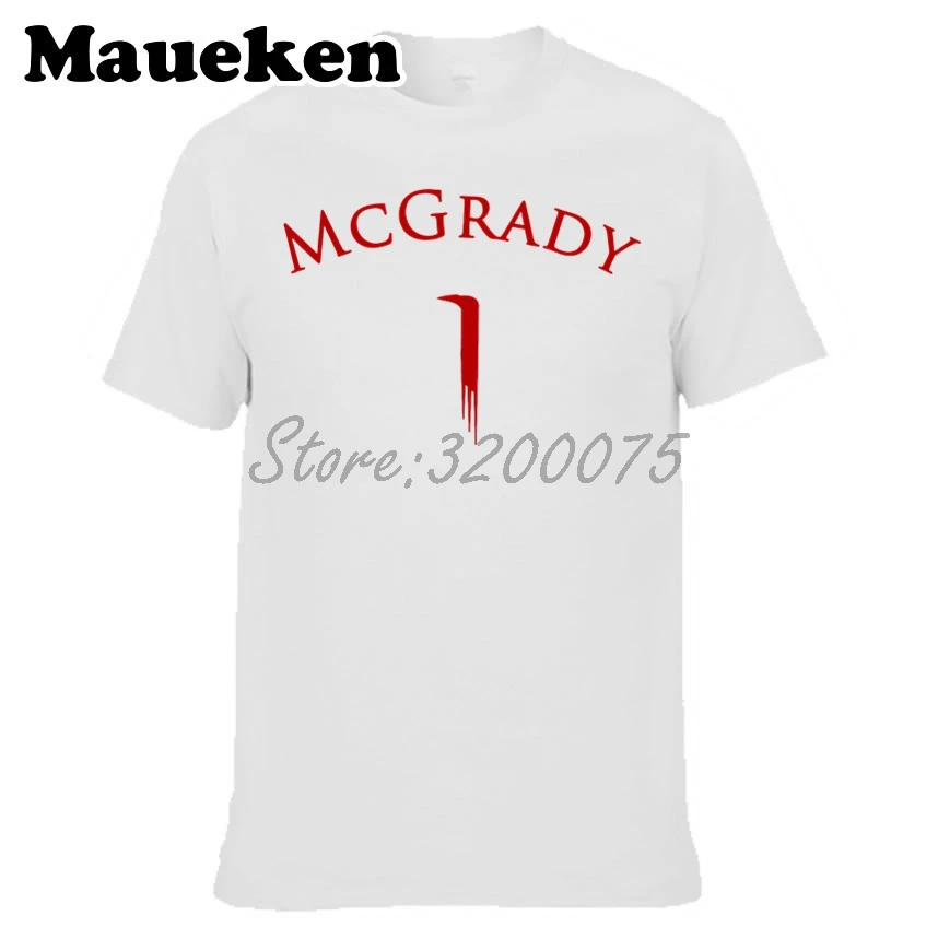 Мужская футболка trace McGrady #1 T Mac Legend Hall of Fame Leading Houston scorer для фанатов подарок W0521009|shirt