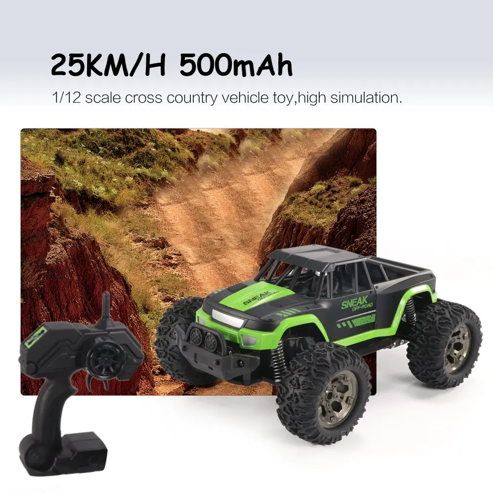 1/12 RC автомобиль, альпинистский автомобиль, внедорожник, привод Bigfoot, модель дистанционного управления, внедорожный автомобиль, игрушки для мальчиков, подарок для детей