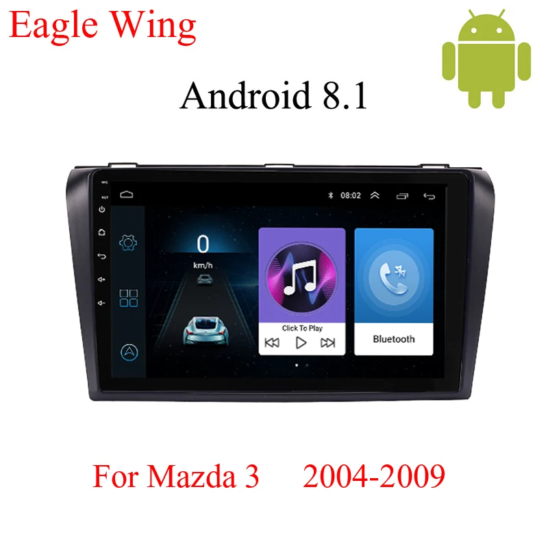 Android 8 1 Автомобильный мультимедийный dvd плеер для Mazda 3 2004 2013 с автомобильным GPS