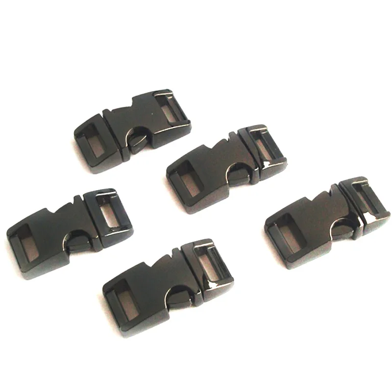 5 шт./лот изогнутые металлические пряжки для поясной сумки Паракорд аксессуары