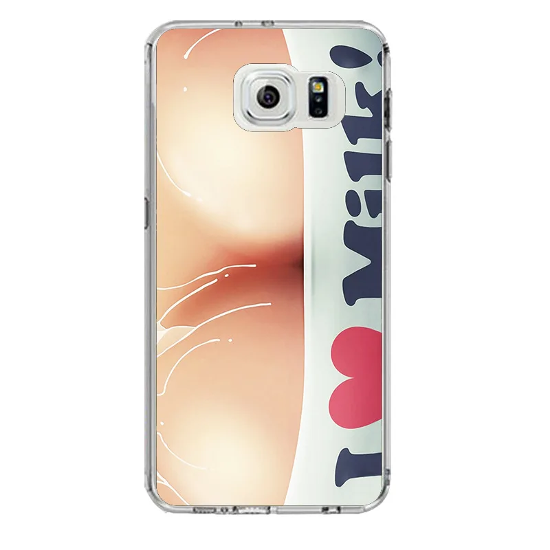 TPU Clear Phone Case For samsung S8 s6 s7 edge s4 s5 s3 C5 C9 note3 note4 note5 Soft Silicone Sexy Girls LipsCover Free shipping |