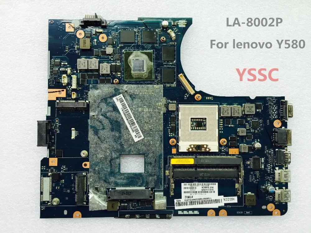 Бесплатная доставка материнская плата QIWY4 LA-8002P для ноутбука Lenovo Y580 (для