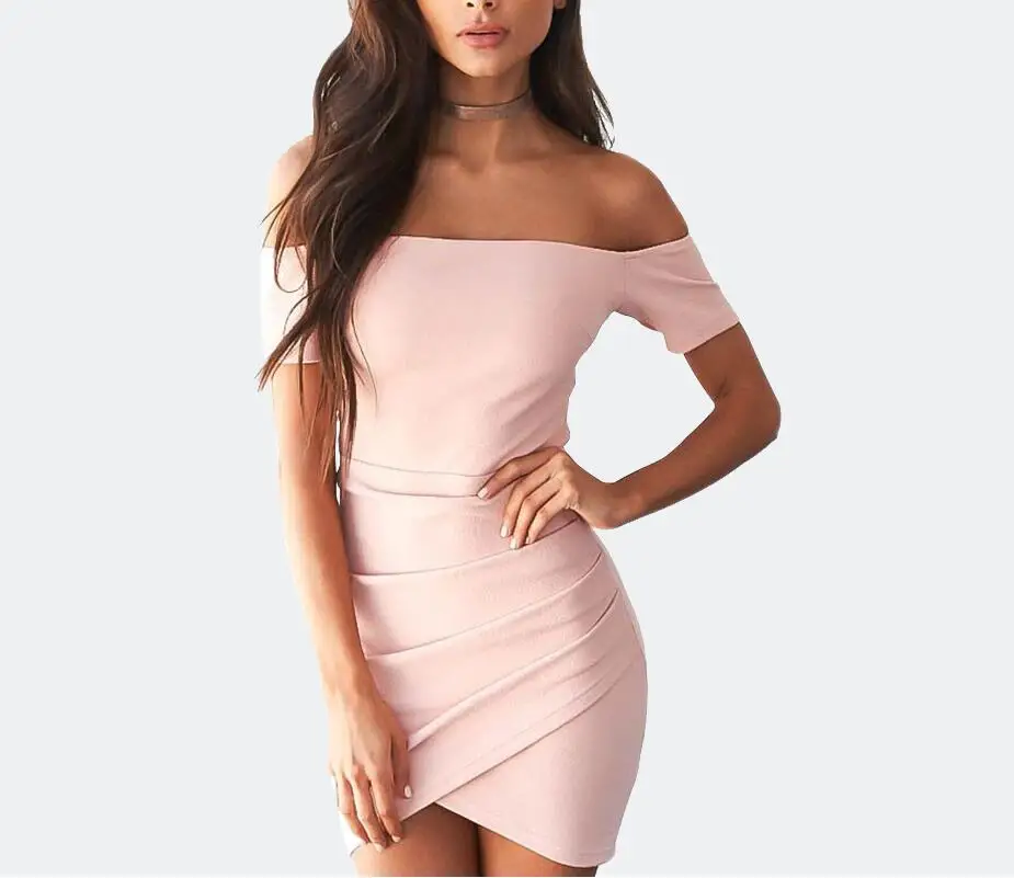 JOYIN вечерние женские летние платья 2017 летнее платье Сарафан розовый с черным