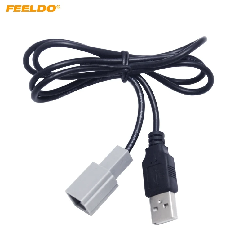 Автомобильный аудио радиовход FEELDO запчасти гнездовой USB-кабель адаптер для LEXUS