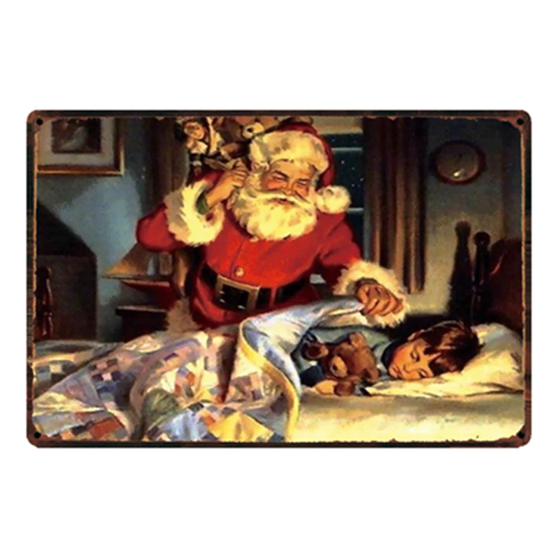 [Kelly66] Рождеством металлический знак Олово плакат Home Decor бар стены Книги по искусству живопись 20*30 см размеры y-1959 - Цвет: y-1960