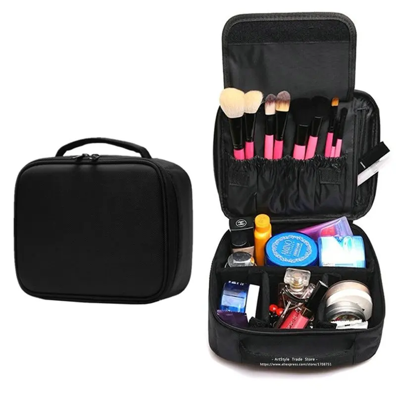 Женская модная профессиональная косметичка для путешествий переносная