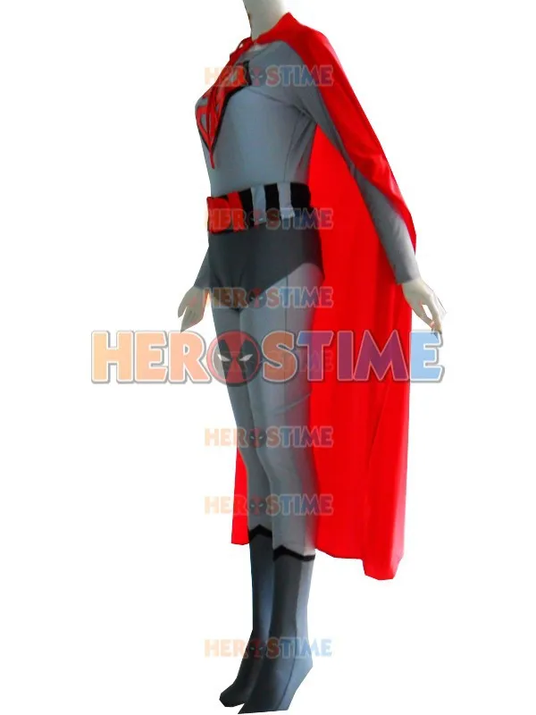 Red Son Superman Costume Spandex Adult Halloween Cosplay Superhero Costumes The Most Classic Zentai Suit Free Shipping | Тематическая
