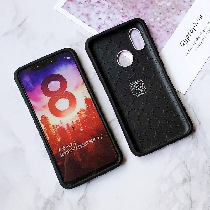Противоударный чехол для Xiaomi mi 8 9 mi 8 чехол Iface Mall полная Защита Пластиковый Противоскользящий силиконовый чехол для Xiaomi mi 9 mi 9 чехол