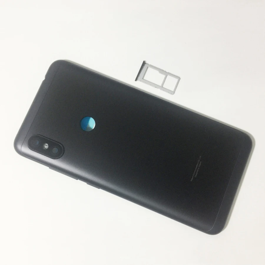 100% оригинал для Xiaomi Redmi Note 6 Pro задняя крышка Корпус батарея Дверь боковой ключ