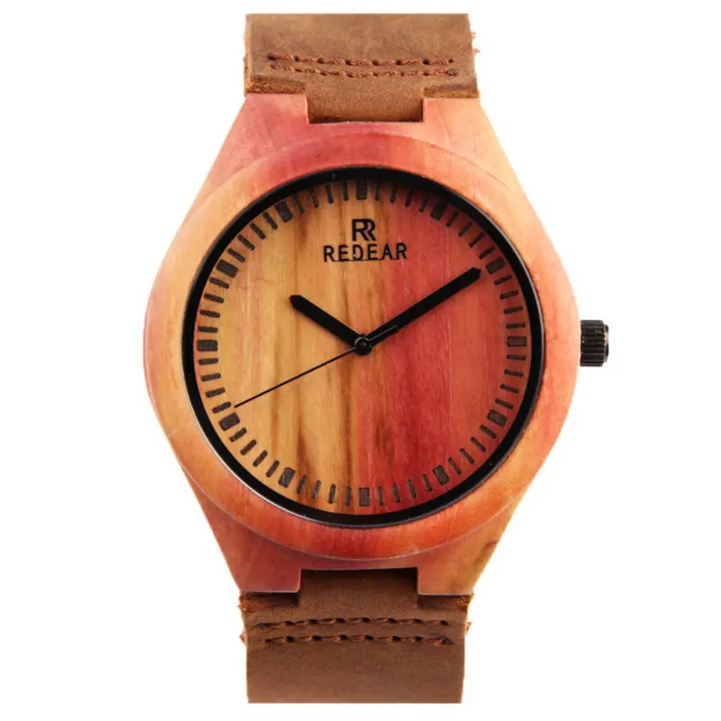 2017 новый простой способ роскошными мужские часы творческого досуга древесины