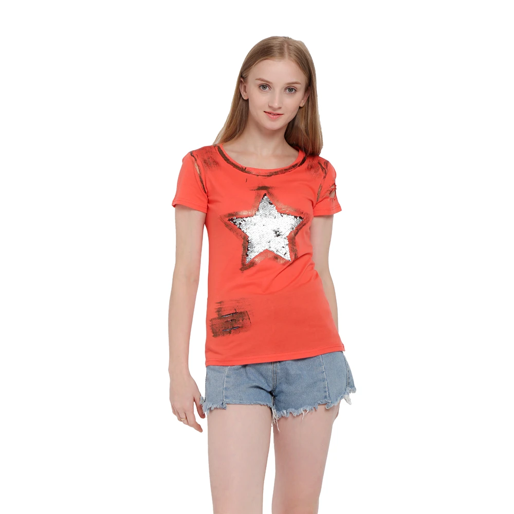 ILISMABA модная футболка женская 2017 новая летняя с коротким рукавом большая