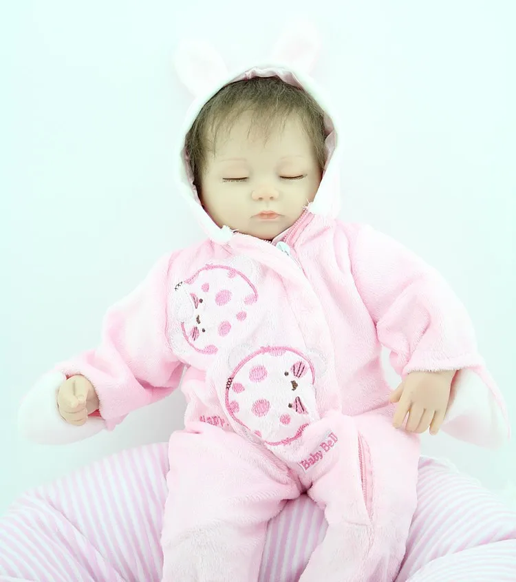16 &quot40 см NPK bebes reborn girl силиконовые куклы для детей подарок реалистичные спящие