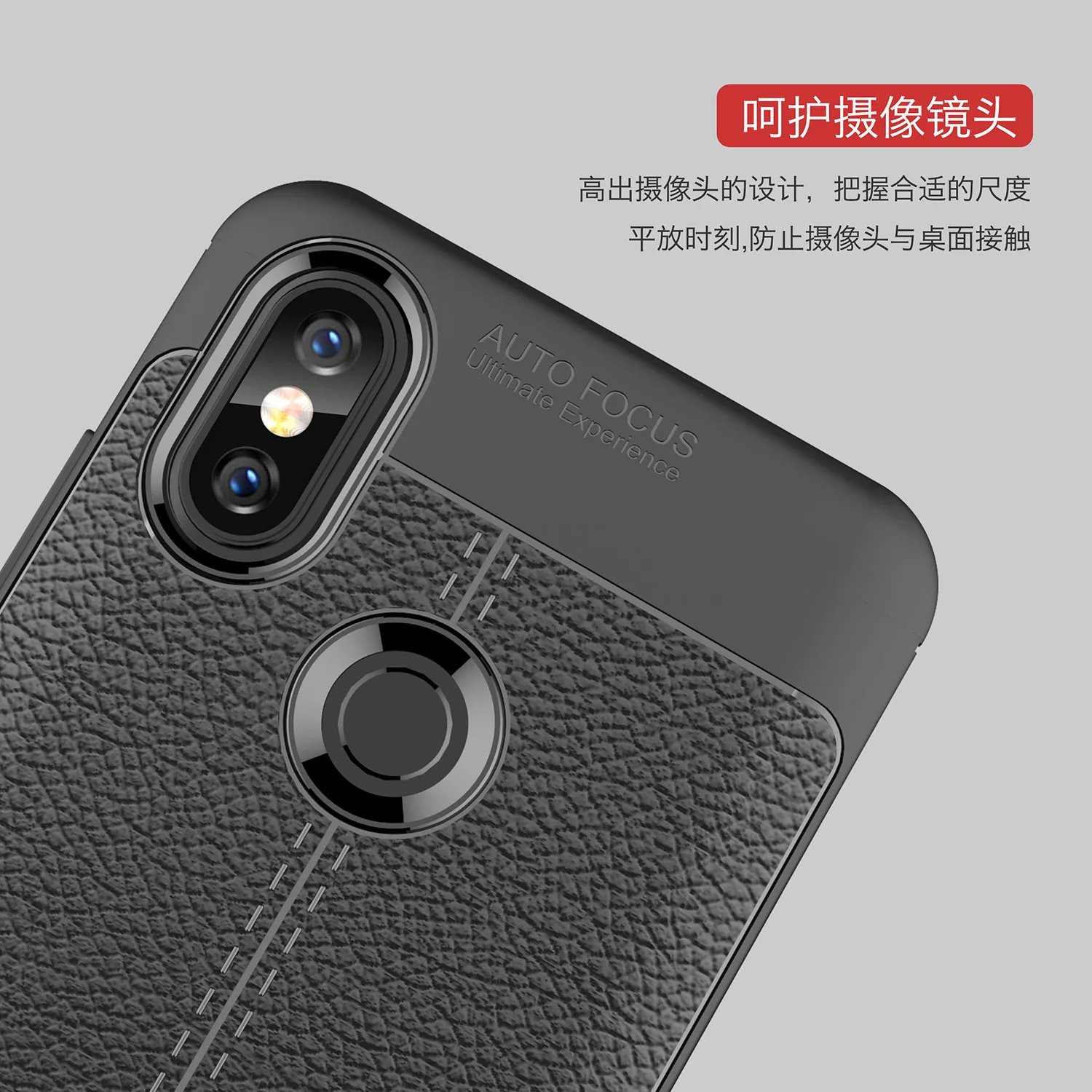 Shockproof Leather Soft TPU Case For Xaiomi Redmi S2 Silicone Phone Cover 6X Business Coque | Мобильные телефоны и