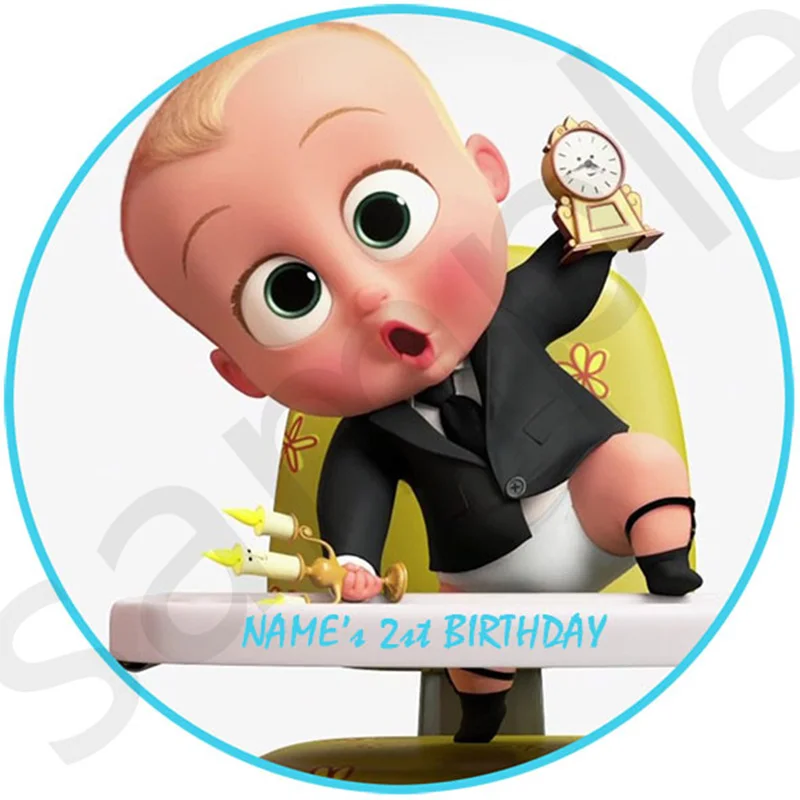 Индивидуальная Персонализированная наклейка Boss Baby подарочные сувениры