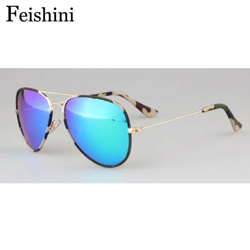 

FEISHINI High Quality Shop Counters Pilot Sunglasses Women Brand Designer Original Mirror Steampunk 2019 Sun Glasses Men UV400