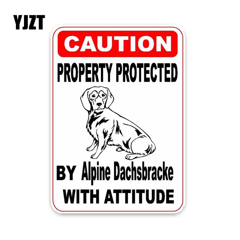 YJZT 15*11 4 см собственность защищенная Alpine Dachsbrack декоративная собака для автомобиля