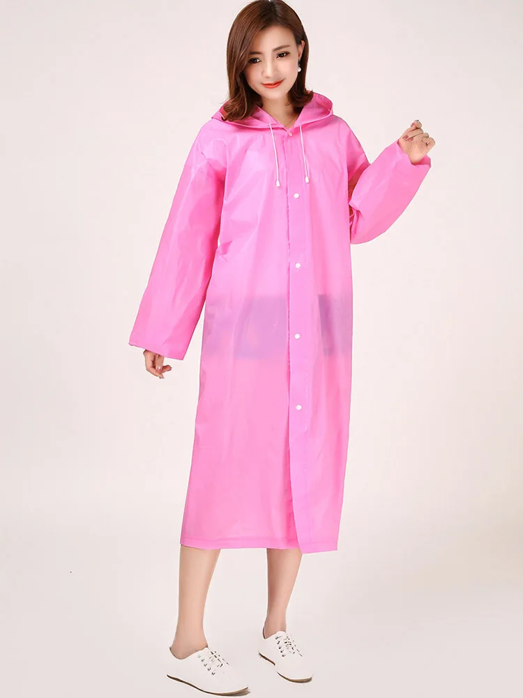 Модные женские туфли мужской из ЭВА прозрачный плащ Портативный Открытый