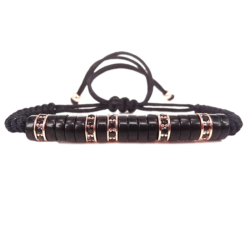 Модные мужские браслеты серебряного цвета микрозакрепка фианита фианиты бусины