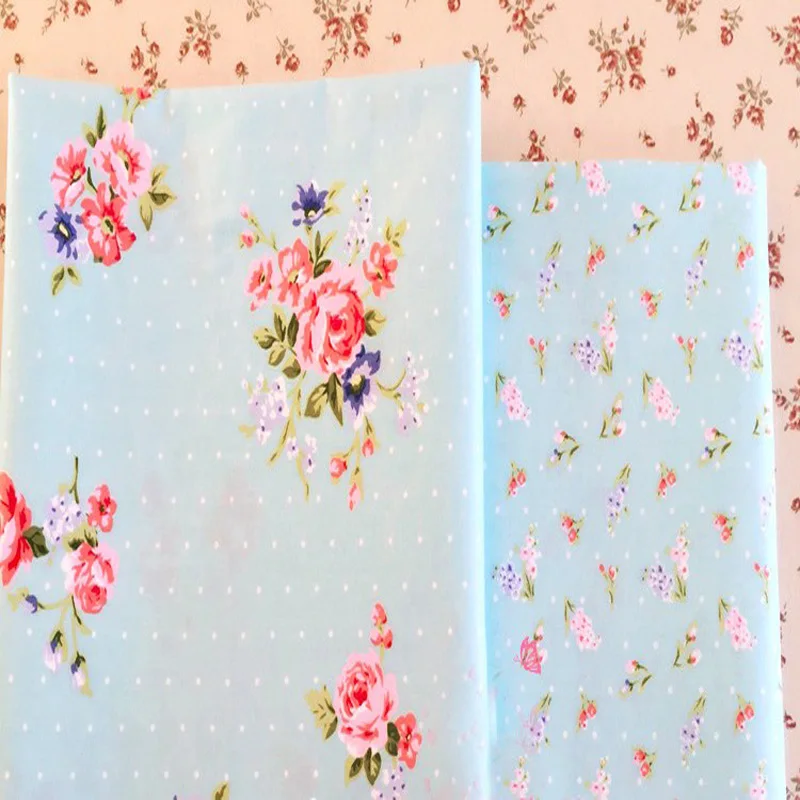 Хлопковая саржевая ткань в горошек 50x40 см|cotton fabric bundles|fabric bundlecotton |
