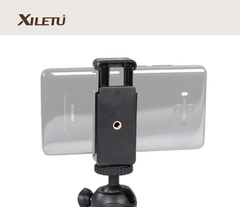 XILETU XS-1 мини настольная маленькая Портативная подставка Настольный портативный штатив для путешествий для смартфона сотовый телефон DSLR с держателем для телефона