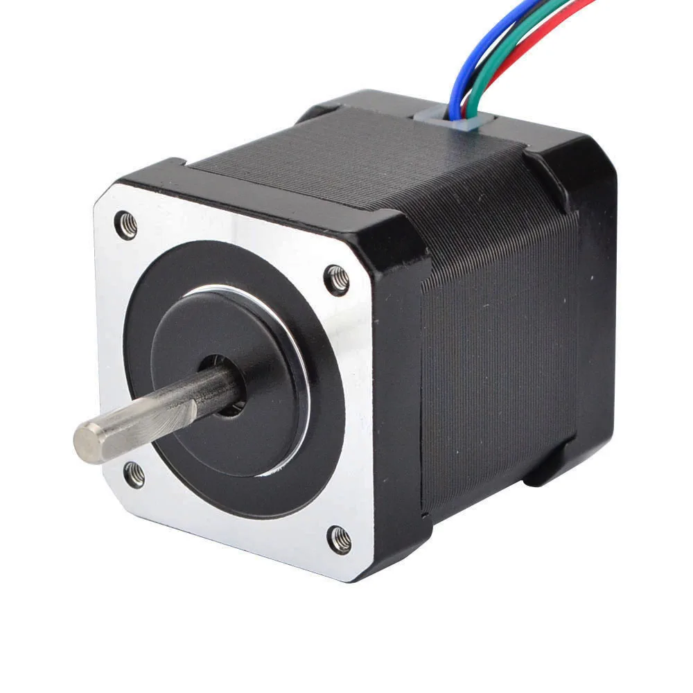 Фото STEPPERONLINE Nema 17 Шаговый двигатель 17HS19-2004S1 48 мм 2A Nema17 Двигатель 59Ncm с кабелем 1 м 4-проводной для 3D-принтера Двигатель XYZ с ЧПУ №2