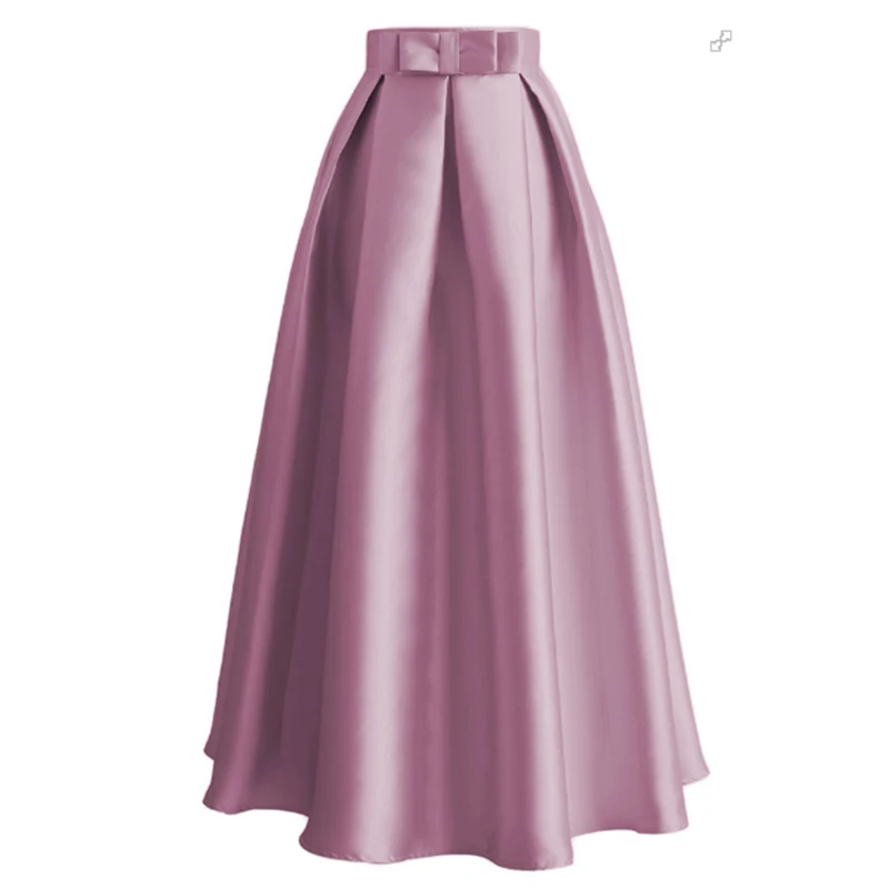 

Plus Size Skirts Faldas Mujer Moda 2020 Abaya Dubai Turkish Long Pleated Maxi High Waist Skirt Women Jupe Longue Femme Skirts