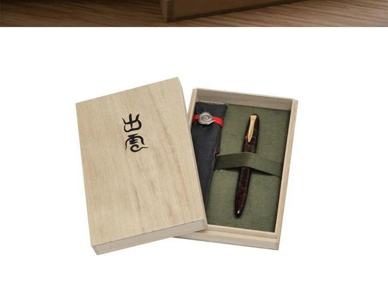 Платина Япония izumo восемь-картина с изображением облаков Маки 18K Золотое перо PIZ-80000 большая перьевая ручка