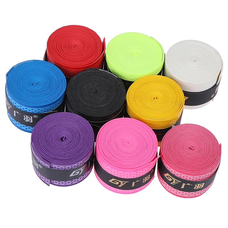 

Dry Tennis Racket Grip Anti-skid Sweat Absorbed Wraps Taps Badminton Grips Racquet Vibration Overgrip Sweatband Hot Sports