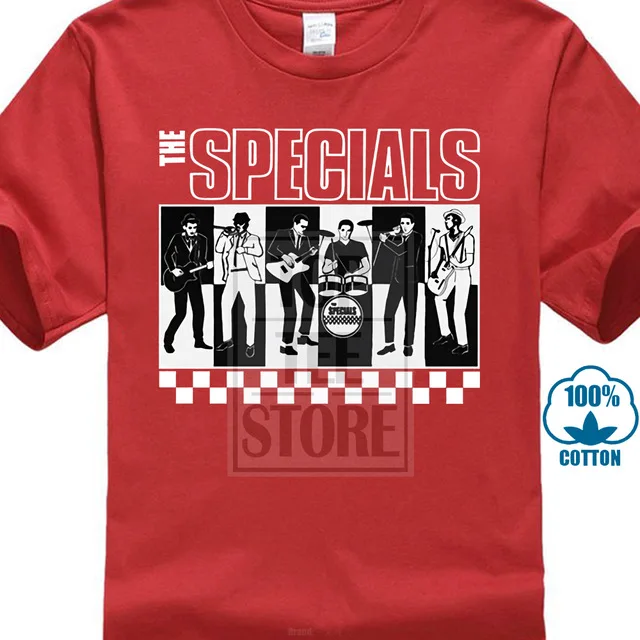Новая Черная футболка с надписью «The Specials Band» и надписью «Bad Manners», Новая Серая забавная футболка