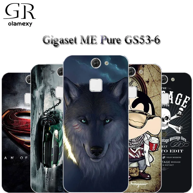 Чехол для телефона Gigaset ME pure GS53-6 GS55-6 TPU чехол с рисунком PRO Чехлы мобильных