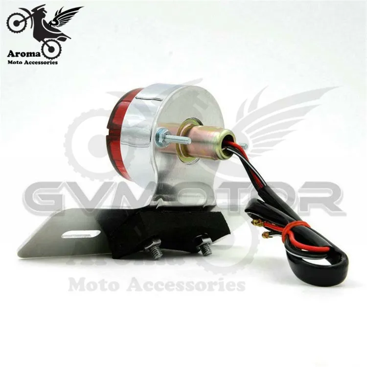 

top quality metal round motorbike warning signal light for harley sportster motorcycle tail light red lighting moto brake light
