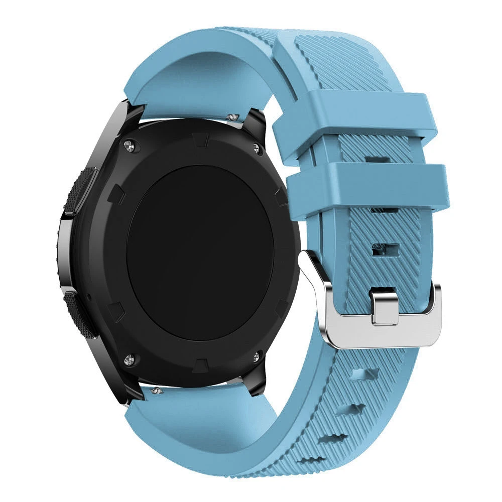 15 Gear S3 Frontier/классический ремешок для часов, 22 мм Мягкие силиконовые мужские часы запасной браслет ремешок для samsung gear S3 - Цвет ремешка: 15