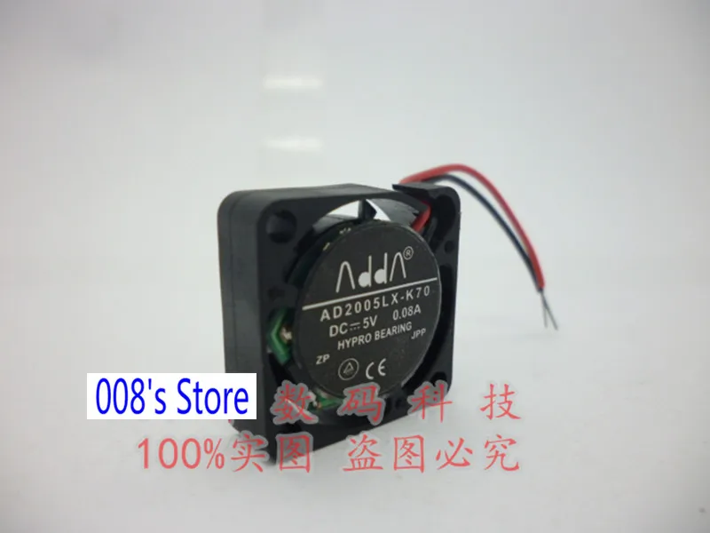 Новый кулер вентилятор для AD2005LX K70 5V 0.08A 7000 об/мин 2006 2 см 20X20X6mm прецизионных