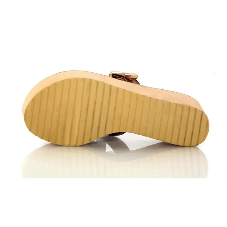 2016 г. Шлепанцы на толстой подошве обувь платформе маленькие размеры 30 31 летние