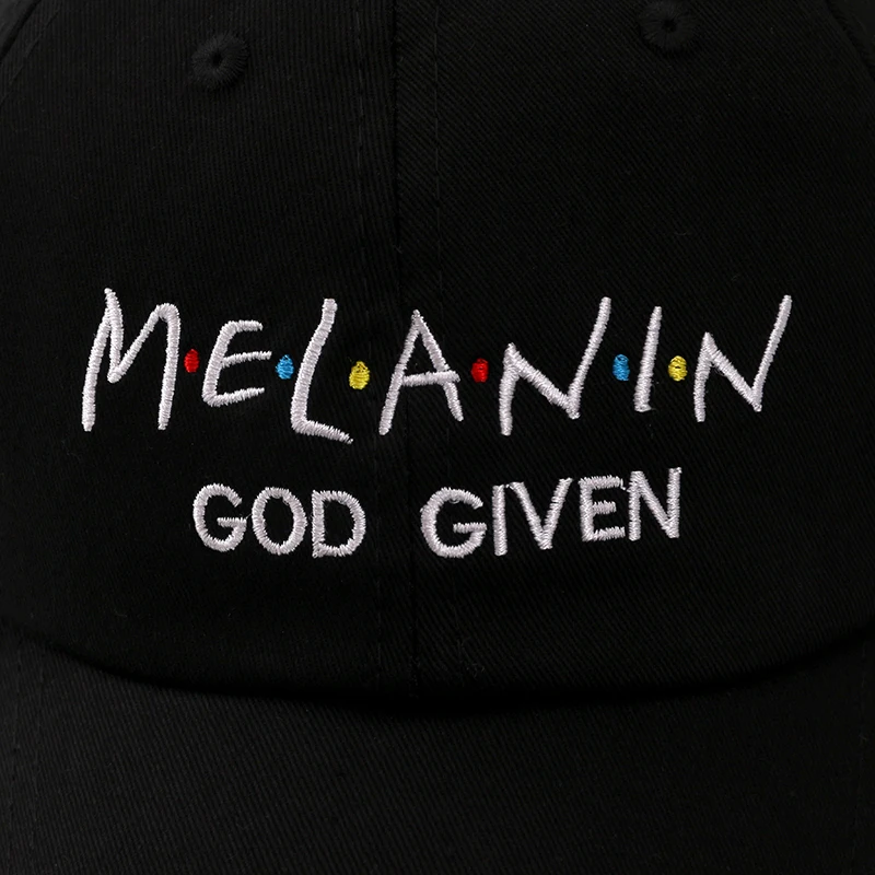 1 шт. Кепка с надписью MELANIN GOD Give Snapback хлопковая бейсболка для мужчин и женщин