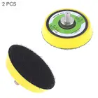 2 шт.лот 2-Дюймовая пневматическая шлифовальная подушка двойного действия 12000 обмин с пушистой поверхностью для пневматических шлифовальных машиншлифовальных машин