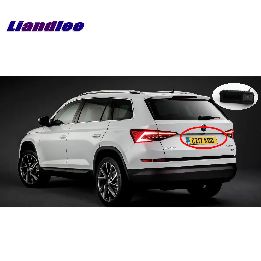 Liandlee Автомобильная камера заднего вида для Skoda Kodiaq 2016 2017 2018 заднее