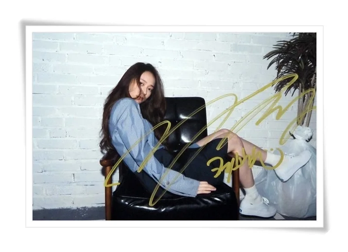 F(x) FX Krystal с автографом фото Изображение 4*6 дюймов новый корейский Бесплатная