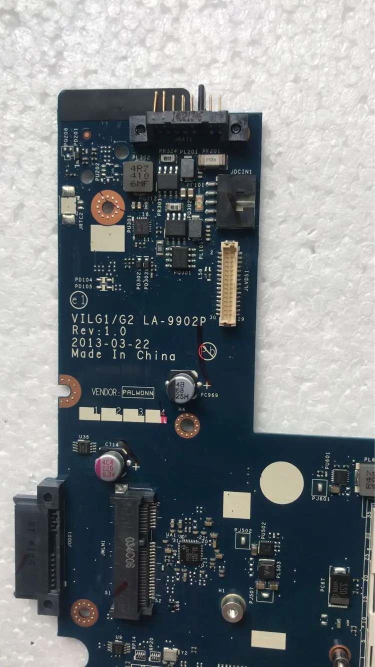 Abdo VILG1/G2 Ла-9902 материнская плата для lenovo G400S ноутбук материнская плата 90003121 90003099 PGA989 HM76 DDR3 тесты работы
